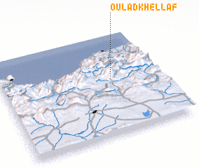 3d view of Oulad Khellaf