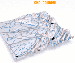 3d view of Champagnier
