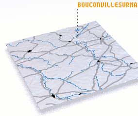 3d view of Bouconville-sur-Madt