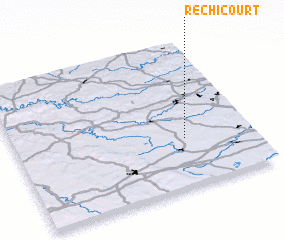 3d view of Réchicourt