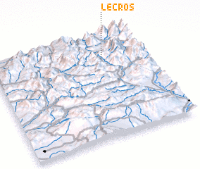 3d view of Le Cros