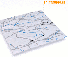 3d view of Saint-Supplet