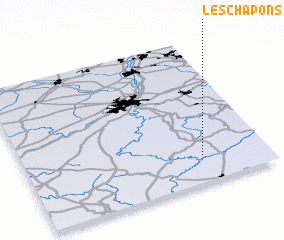 3d view of Les Chapons