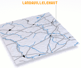 3d view of Landaville-le-Haut