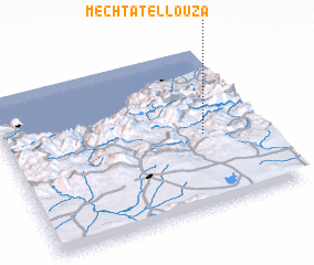 3d view of Mechtat el Louza