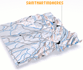 3d view of Saint-Martin-dʼHères