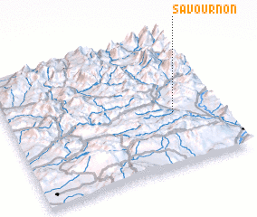 3d view of Savournon