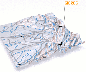 3d view of Gières