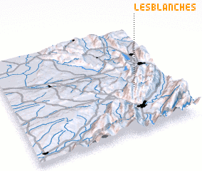 3d view of Les Blanches