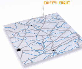 3d view of Coiffy-le-Haut