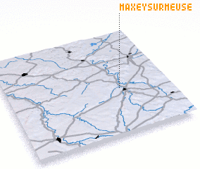 3d view of Maxey-sur-Meuse