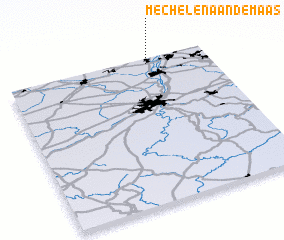 3d view of Mechelen-aan-de-Maas