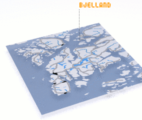 3d view of Bjelland