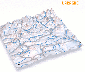 3d view of Laragne