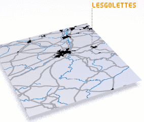 3d view of Les Golettes