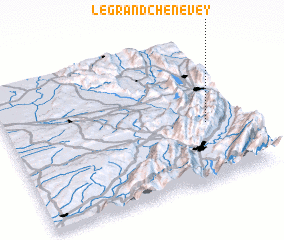 3d view of Le Grand Chenevey