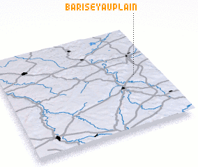 3d view of Barisey-au-Plain