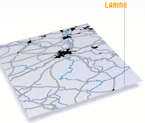 3d view of La Mine