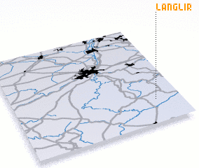 3d view of Langlir