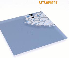 3d view of Litla Vatne