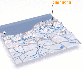 3d view of Rhaoussil