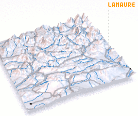 3d view of La Maure