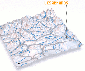 3d view of Les Armands