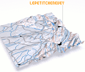 3d view of Le Petit Chenevey