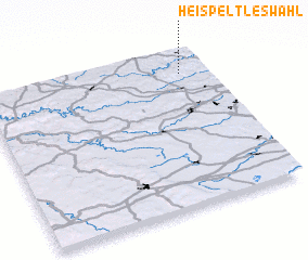 3d view of Heispelt-lès-Wahl