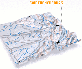 3d view of Saint-Même dʼen Bas