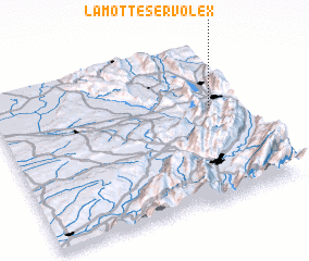 3d view of La Motte-Servolex