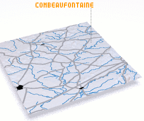 3d view of Combeaufontaine