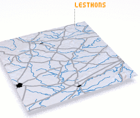 3d view of Les Thons