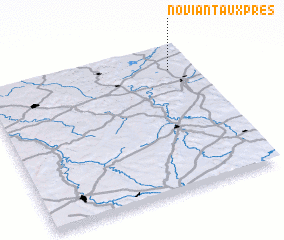 3d view of Noviant-aux-Prés