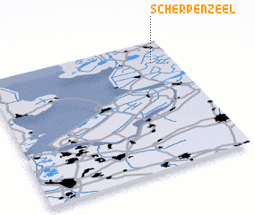 3d view of Scherpenzeel