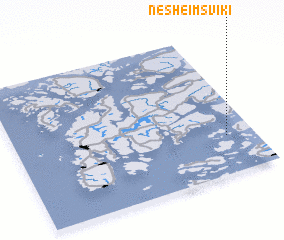 3d view of Nesheimsviki