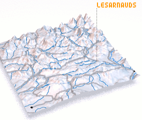 3d view of Les Arnauds