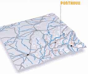 3d view of Ponthoux