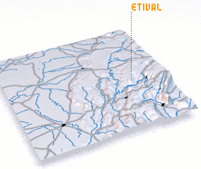 3d view of Étival