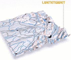 3d view of Livet-et-Gavet