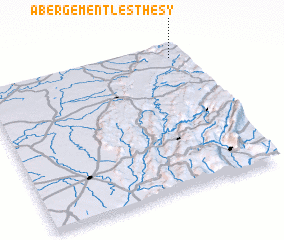 3d view of Abergement-lès-Thésy