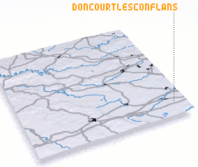 3d view of Doncourt-lès-Conflans