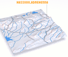 3d view of Hassi Oulad Mehenna