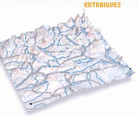 3d view of Entraigues