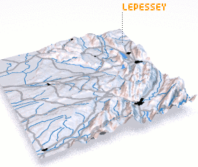 3d view of Le Pessey