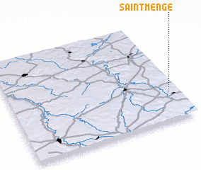 3d view of Saint-Menge