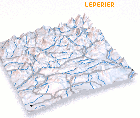 3d view of Le Périer