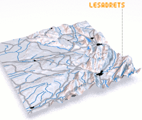 3d view of Les Adrets