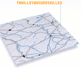 3d view of Thuilley-aux-Groseilles