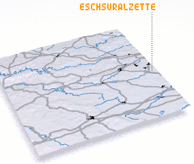 3d view of Esch-sur-Alzette